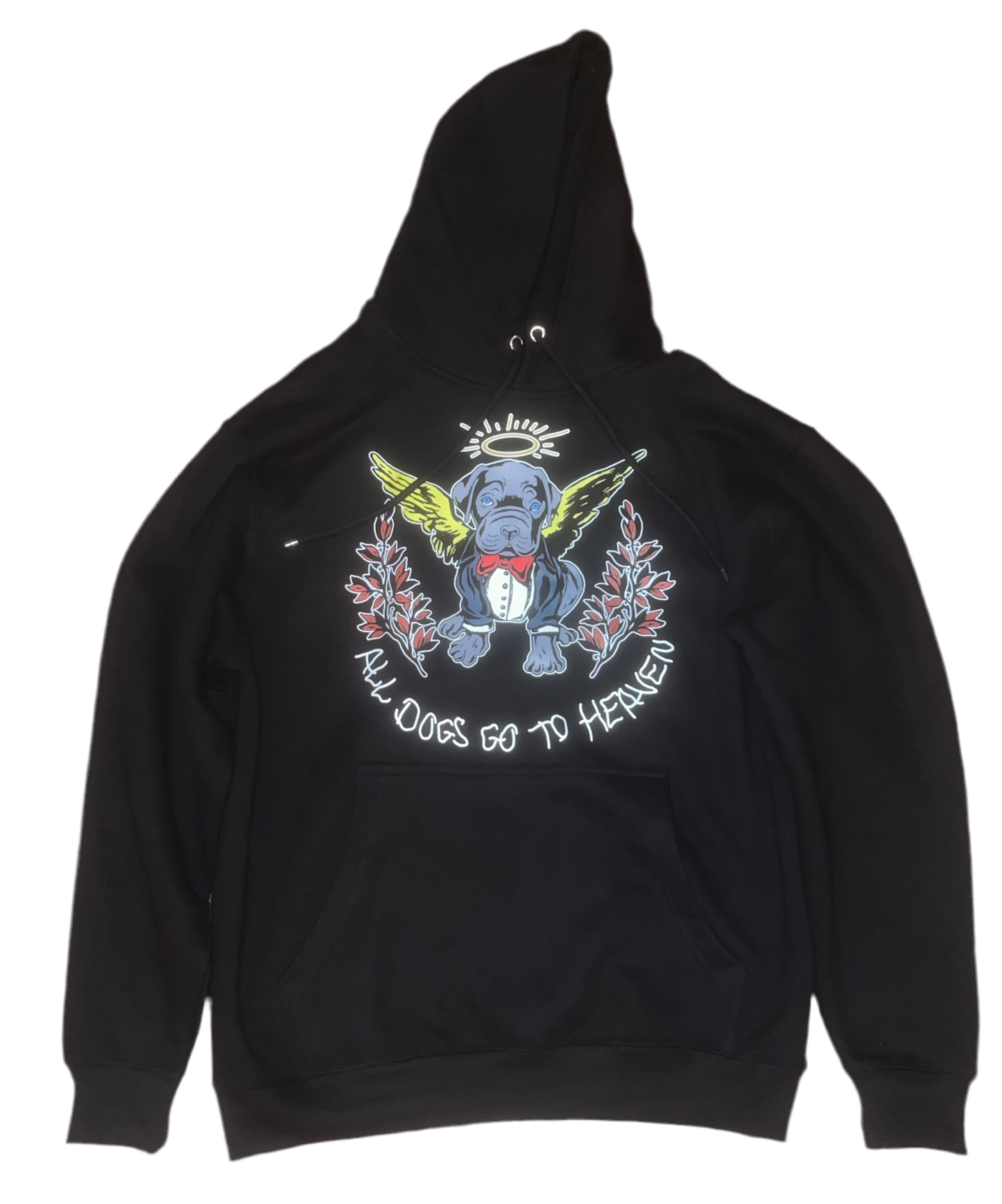 All Dogs Go To Heaven Hoodie (Black)